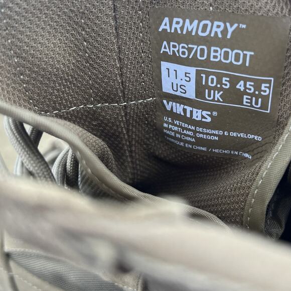 VIKTOS ARMORY AR670 BOOT Sz 11.5 Men’s - Picture 9 of 9
